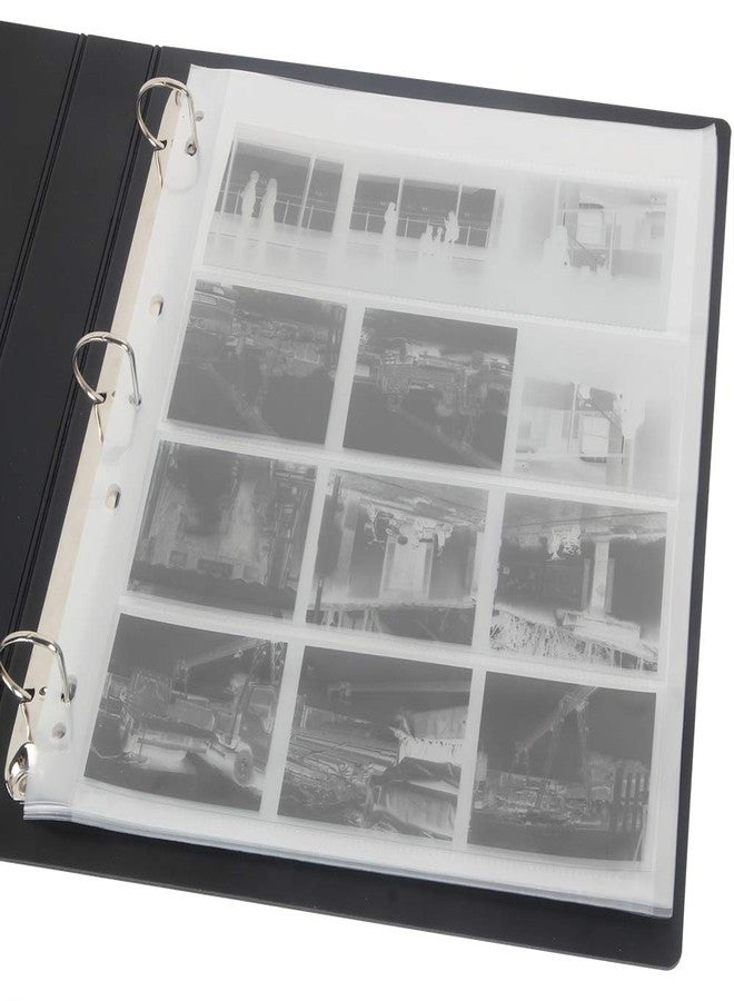 eTone Archival Storage Sheets 120 Negative Page Preservers Sleeves with Film Album Ring Binder(50x120) - Image 5